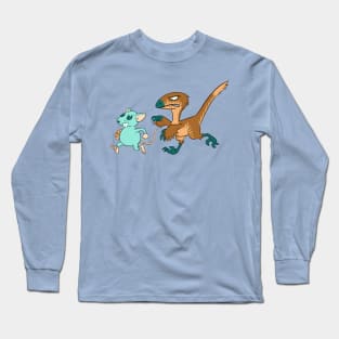 A rat and a velociraptor Long Sleeve T-Shirt